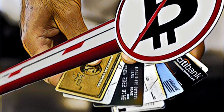 【美國大型交易所 Coinbase 】證實四家銀行已限制客戶透過信用卡購買加密貨幣