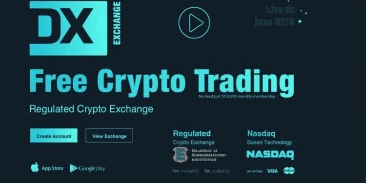 （5/15 18:40更新）【快訊】納斯達克支援的加密貨幣交易平台 DX.Exchange，將在下個月推出