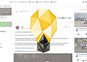 【以太坊區塊鏈｜社交平台Minds】平台正在轉移到以太坊上進行發布