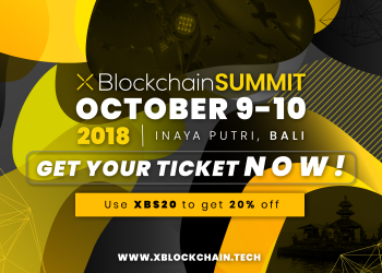 XBlockchain Summit 2018 將於10月9日至10日在峇里島舉辦，與國際貨幣基金組織（IMF）和世界銀行集團年會一同舉行