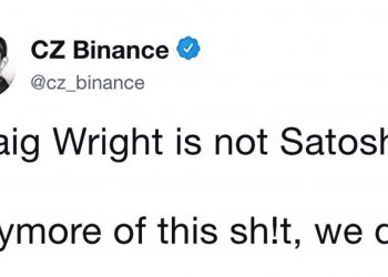 趙長鵬在推特上警告，如果澳本聰再不管好自己的嘴，幣安會下架 BSV