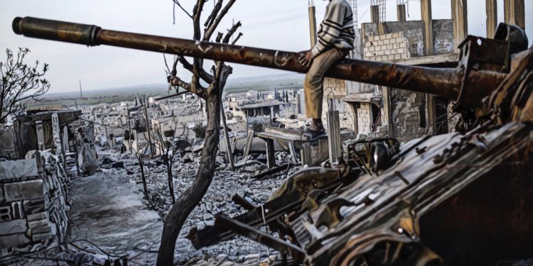 Image from iOS | 動區動趨-最具影響力的區塊鏈新聞媒體 「沙漠、死亡和密碼貨幣」——戰火摧毀政府之後,北敘利亞正經歷一場去中心化社會實踐