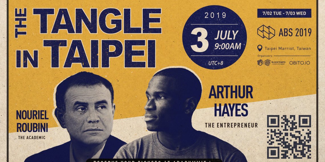 末日博士魯比尼與 BitMEX 創辦人 Arthur Hayes 將在下週的 ABS 2019 同台辯論