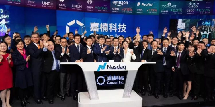 挖礦｜嘉楠耘智 Canaan 正式上市美股 Nasdaq，代號”CAN”開盤大漲 40% 後「破發」