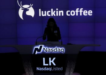 每股上市公司瑞幸咖啡財務造假。圖片來源：路透社/達志影像