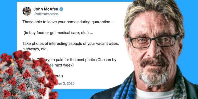 新冠肺炎｜悶壞了？億萬富豪 McAfee 發起街景攝影賽，500 DAI 作優勝獎勵