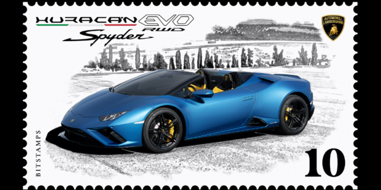 lambogi | 動區動趨-最具影響力的區塊鏈新聞媒體 一圓你的 Lambo 夢?藍寶堅尼限量發行最新車款加密郵票,售價僅400元有找
