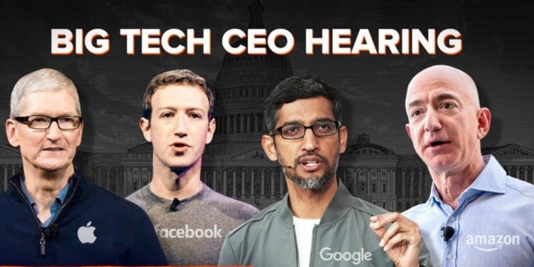 四大科技巨頭CEO怎麼在「眾議院反壟斷聽證會」上裝無辜？(臉書 亞馬遜 Google Apple)