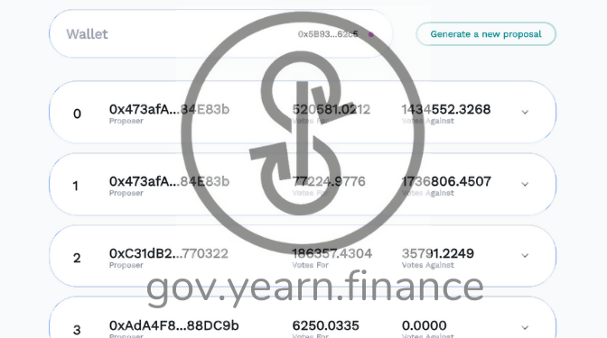 一文看懂 yearn.finance 新推出的 YFI 治理代幣，價格一度漲逾 1,500 美元今跌破千點