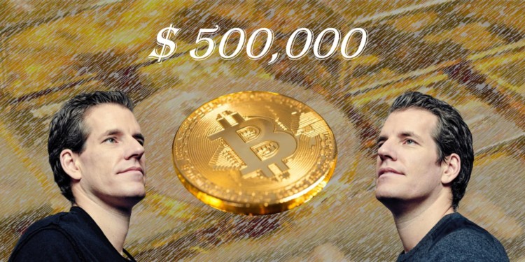 預言家上線》Winklevoss 兄弟：比特幣避險價值若能超越黃金，價格上看 500,000 美元