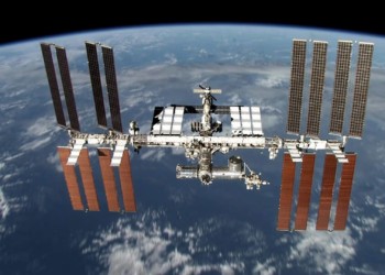 國際太空站 ISS。圖片來源：NASA