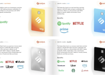 幣安卡合作對象｜Swipe.io 白皮書公布「四種加密金融卡等級回饋」，SXP 連帶大漲 25%