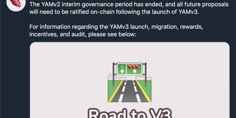 蕃薯挖礦的下一步｜YAM 預備遷往 V3，由 Peckshield 做安全審計；新協議有哪些改變？