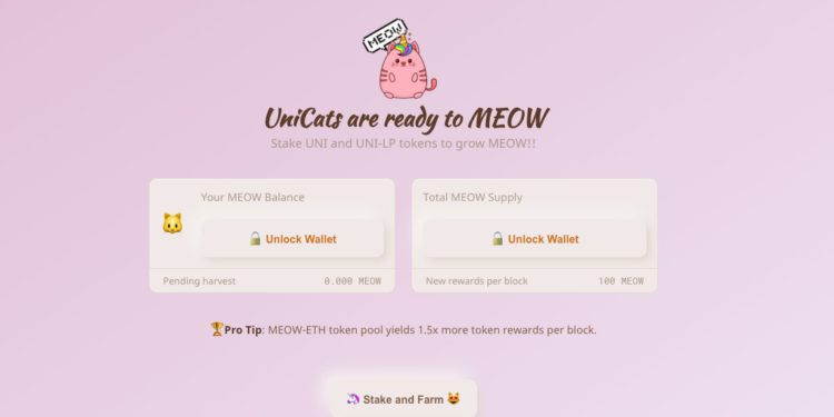 DeFi吸金騙局？耕收項目 UniCats 在合約嵌入惡意函式，誆走「20萬美元UNI」