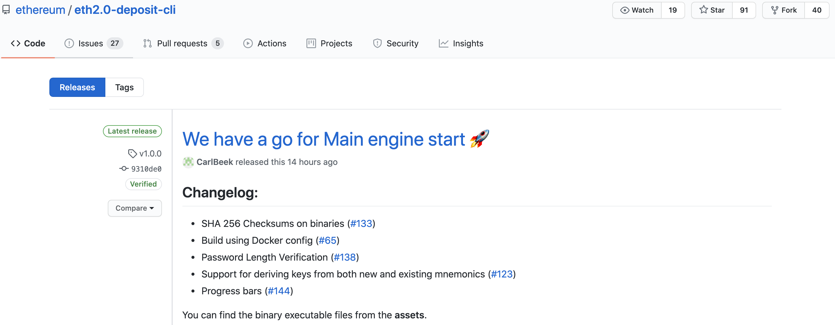 以太坊｜ETH2.0 最後倒數？Github最新文件暗示:「Deposit 存款合約」 即將被部署| 動區動趨-最具影響力的區塊鏈新聞媒體