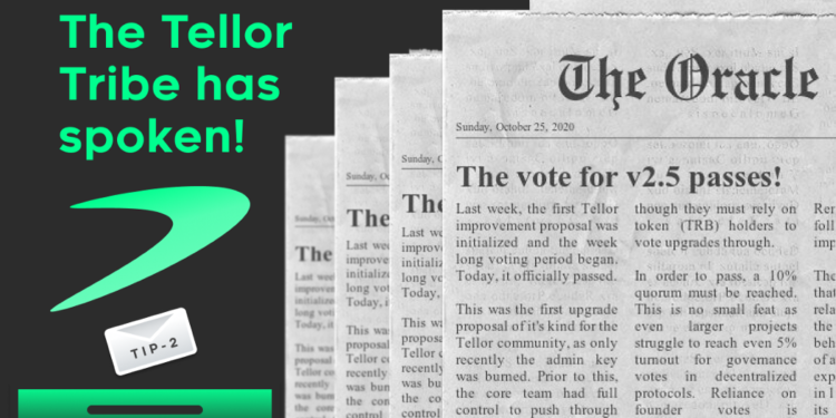 Source: Tellor Core on Medium | 動區動趨-最具影響力的區塊鏈新聞媒體 預言機 Tellor (TRB) 去中心化治理實踐:管理員密鑰的銷毀