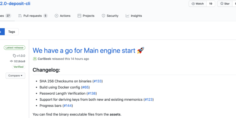 截圖 2020-11-04 下午7.06.39 | 動區動趨-最具影響力的區塊鏈新聞媒體 以太坊|ETH2.0 最後倒數?Github最新文件暗示 :「Deposit 存款合約」 即將被部署