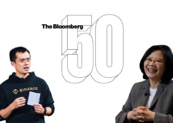 彭博全球「50大影響力人物」，幣安CZ、總統蔡英文同時上榜！