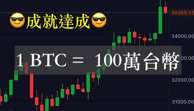 134588671_1031926390551280_7165323189725015240_n | 動區動趨-最具影響力的區塊鏈新聞媒體 新ATH|比特幣漲破35,000美元!「1BTC=1百萬台幣」里程碑達成,下一步超越特斯拉!