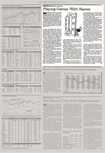 英國泰唔士報《The TIMES》1996 年紙本報導