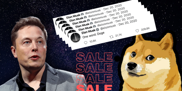競標｜向馬斯克開價 7,777 美元！希望他把「狗狗幣Twitter文」鑄成 NFT 進行拍賣