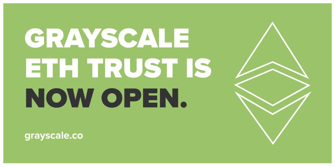 Grayscale重新開放「以太坊信託」投資；1月ETH價格、DeFi鎖倉、礦工收入皆創新高