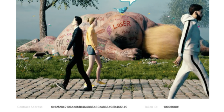 NFT | Beeple 數位創作「佳士得」出價達300萬美元！藝術品「川普敗選」創660萬鎂拍賣紀錄