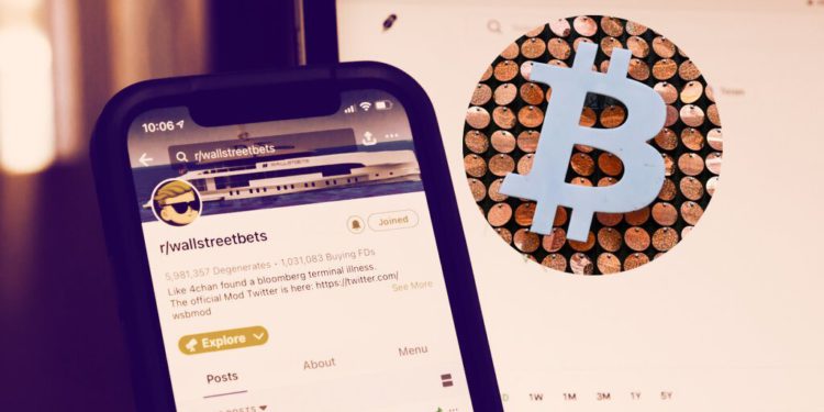 CNBC也預言：「比特幣可能是下個GameStop」，上演散戶、華爾街逼空大戰