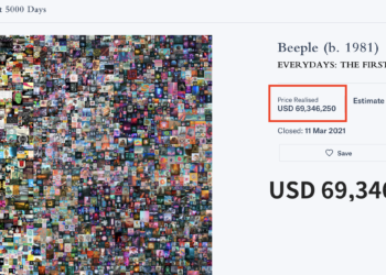 NFT大捷報！Beeple佳士得拍賣結標直逼「7千萬鎂」，孫宇晨再次錯過…B20代幣急漲 96%