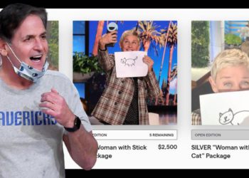 NBA獨行俠 Mark Cuban 上《艾倫秀》！趁機安利狗狗幣、現場 NFT 做起來「得標1.5萬鎂」