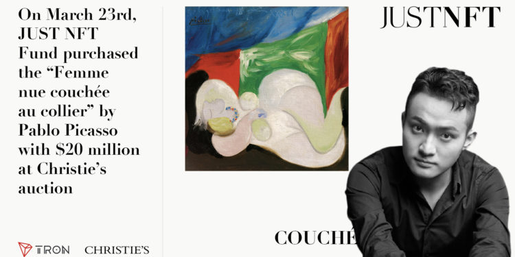 Ex5A5WjU8AMbHH6 | 動區動趨-最具影響力的區塊鏈新聞媒體 波場NFT基金會|2,000萬美元得標「畢卡索畫作」!孫總:不買100萬鎂以下的作品