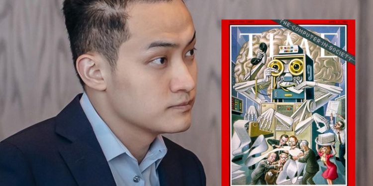 bkjlw999_987 | 動區動趨-最具影響力的區塊鏈新聞媒體 時代雜誌 | 孫宇晨標下「TIME封面 NFT」!《The Computer in Society》將接著被映射上波場