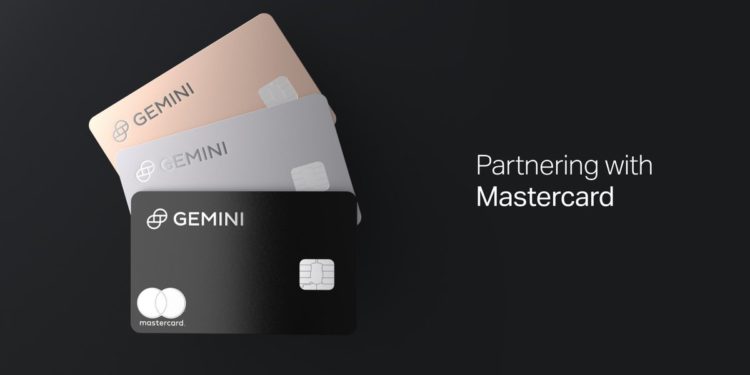 合作萬事達卡｜雙子星交易所宣布發行「Gemini信用卡」，主打3%加密貨幣即時回饋