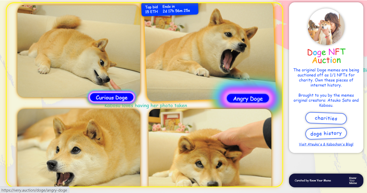 狗狗幣原型NFT「400萬美元」天價結標！得主PleasrDAO換Doge 頭貼| 動區動趨-最具影響力的區塊鏈新聞媒體