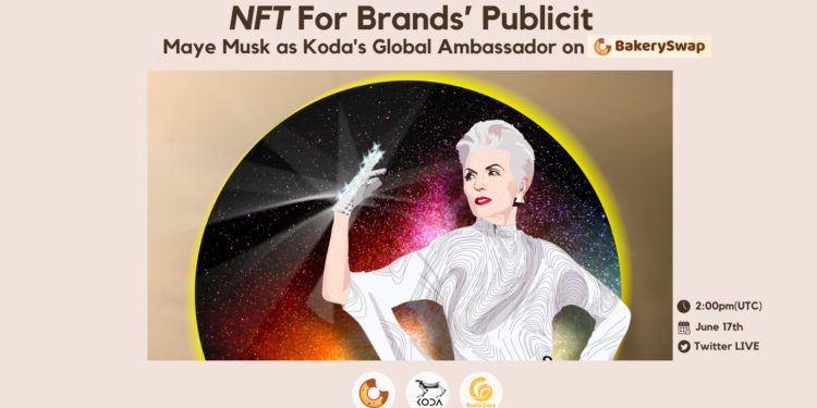 E4Ci08gUYAUfBRa | 動區動趨-最具影響力的區塊鏈新聞媒體 馬斯克媽媽推出 NFT 處女作!今晚將於幣安智能鏈 Bakeryswap 發行銷售