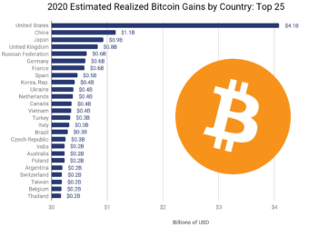 2020年比特幣投資誰最暴賺？美國奪冠 41 億美元，台灣 2 億鎂輸中、日、越南