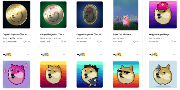 Source: Rarible Official Website | 動區動趨-最具影響力的區塊鏈新聞媒體 DOGE 來襲!狗狗幣共同創辦人發 NFT,超過 420 枚創作即將完售