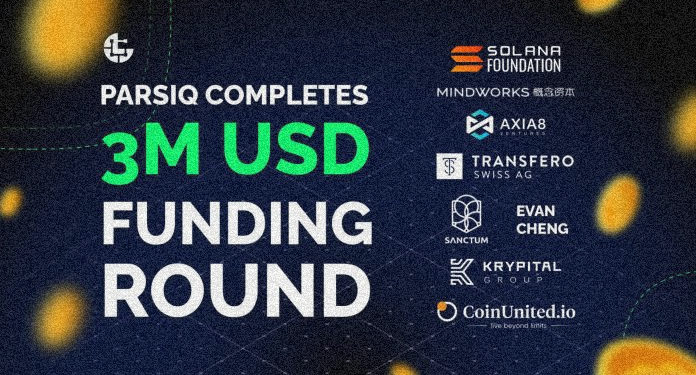Solana 基金會領投！鏈上數據監控平台 PARSIQ 獲 300 萬美元融資