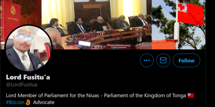 螢幕擷取畫面 2021-06-10 130052 | 動區動趨-最具影響力的區塊鏈新聞媒體 薩爾瓦多骨牌效應?東加王國皇室議員:想用「國家儲備金」買 7.5 億美元比特幣