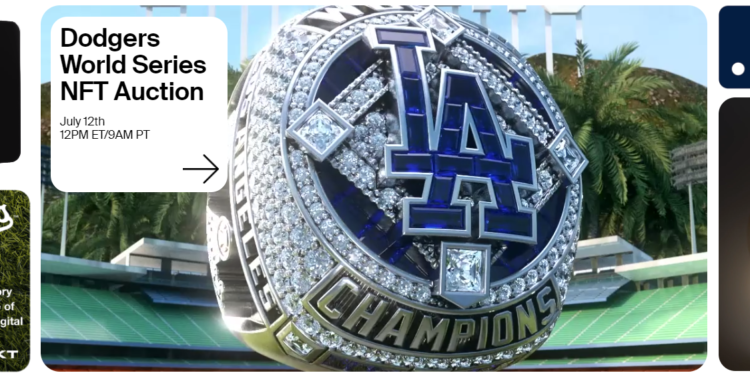 MLB, Candy Digital will offer World Series ring with Dodgers NFT