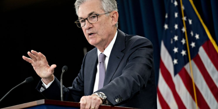 Jerome Powell | Source: Andrew Harrer, Bloomberg | 動區動趨-最具影響力的區塊鏈新聞媒體 Fed | 鮑爾 5/11 曾面見 Coinbase CEO!訪華府談加密貨幣監管、中國 CBDC 威脅