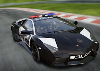 示意圖：藍寶堅尼警車