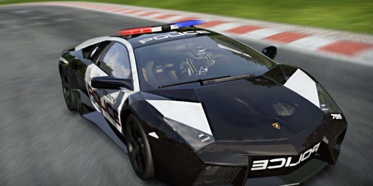 示意圖：藍寶堅尼警車