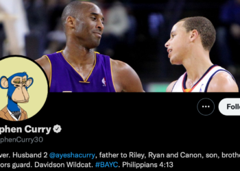 NBA》柯瑞推特換 NFT 猿猴大頭貼！18萬美元入手 Bored Ape Yacht Club