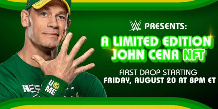 自帶BGM的摔角巨星！ＷＷE宣布推出「John Cena的NFT」 ，迎接SummerSlam賽事