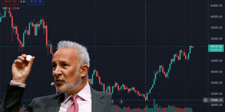 比特幣單月大漲 67%衝擊 50000美元大關