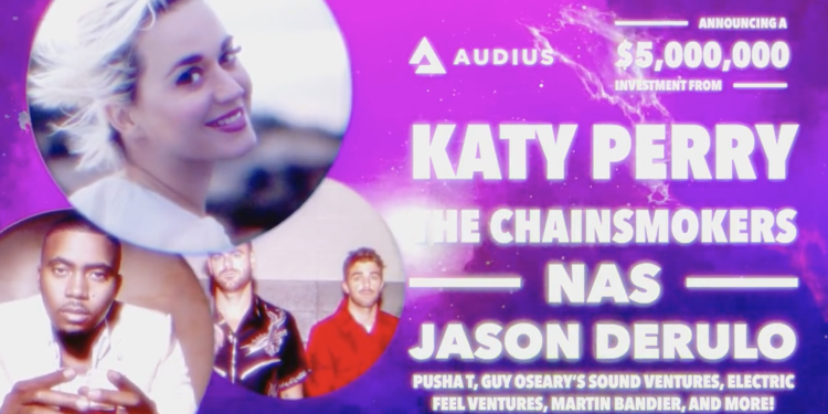 頂級歌手參投！Audius獲500萬鎂投資，凱蒂佩芮、Nas、Jason Derulo 加入