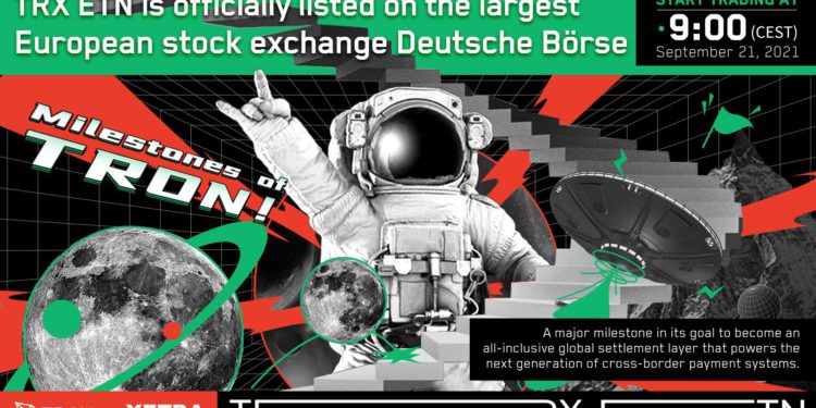 波場歐洲上市！孫宇晨：TRON ETN 已獲「德意志證交所」批准