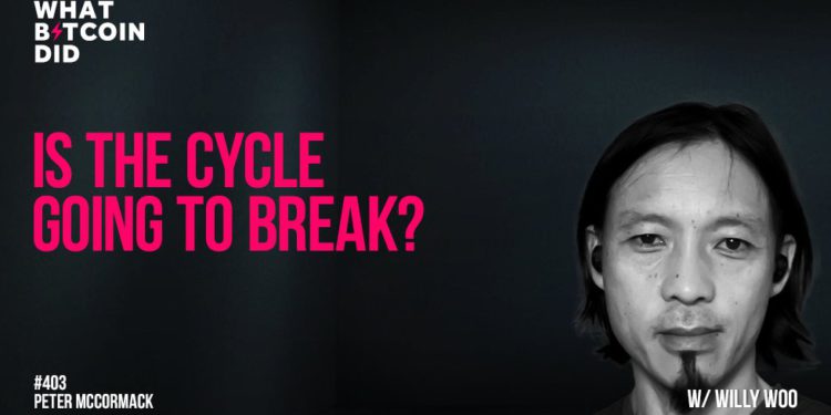 Willy Woo ：比特幣正邁向成熟、大機構持續進場，現在沒有理由看跌