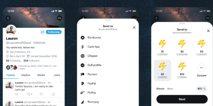 Twitter比特幣小費支付推出！首波開放 iOS，未來還有 NFT 推特大頭貼認證